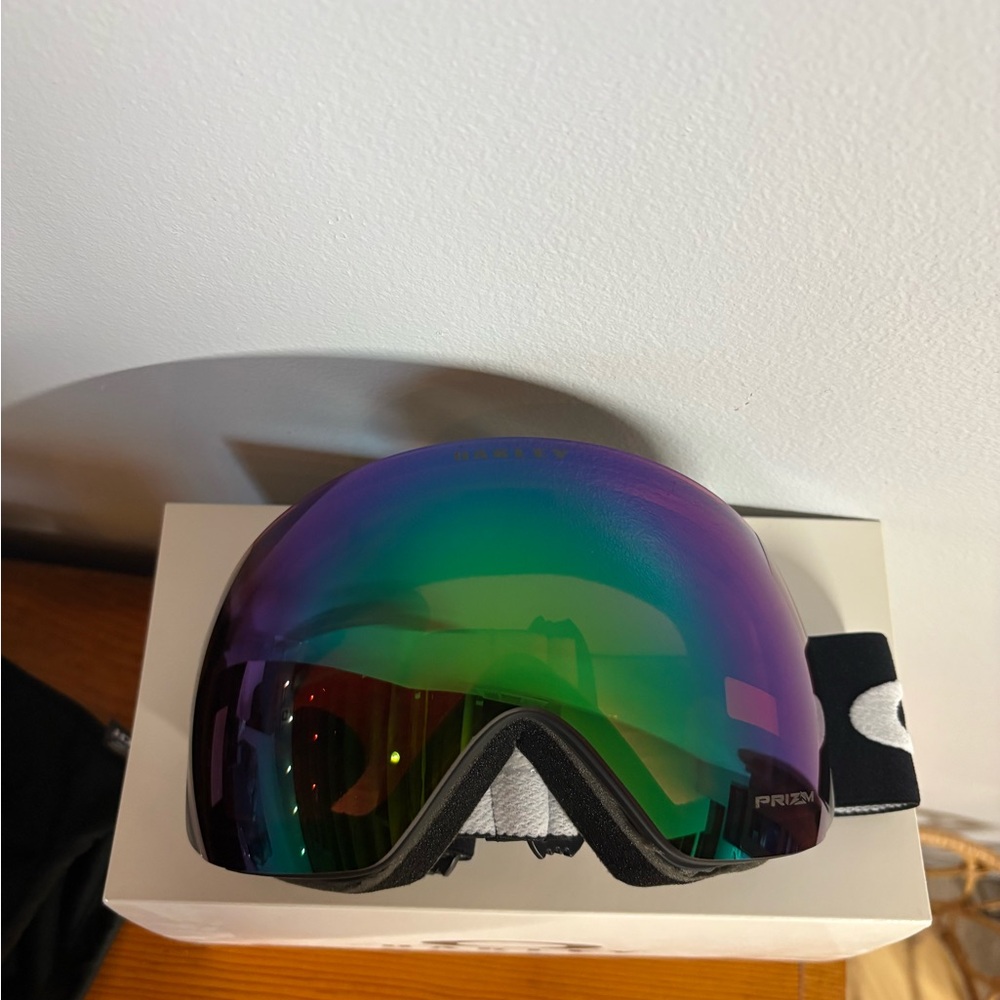 Oakley Flight Deck L Matte Black w/Prizm Jade Snow Goggles